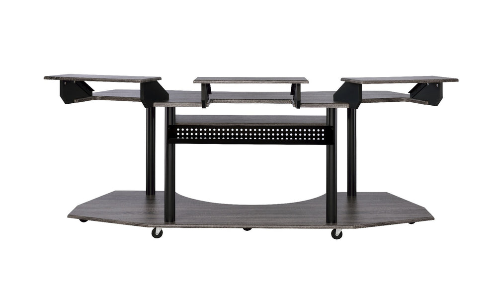 83" Black Computer Desk - Homeroots - Flyclothing LLC