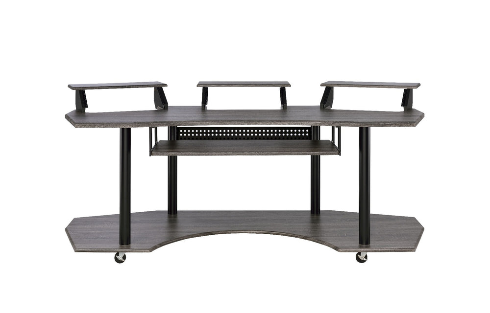 83" Black Computer Desk - Homeroots - Flyclothing LLC
