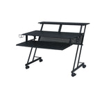 47" Black Computer Desk - Homeroots - Flyclothing LLC