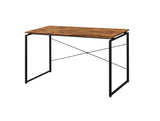47" Brown and Black Writing Desk - Homeroots - Flyclothing LLC