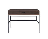 42" Brown and Black Writing Desk - Homeroots - Flyclothing LLC