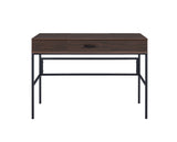 42" Brown and Black Writing Desk - Homeroots - Flyclothing LLC