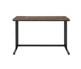 47" Brown and Black Writing Desk - Homeroots - Flyclothing LLC