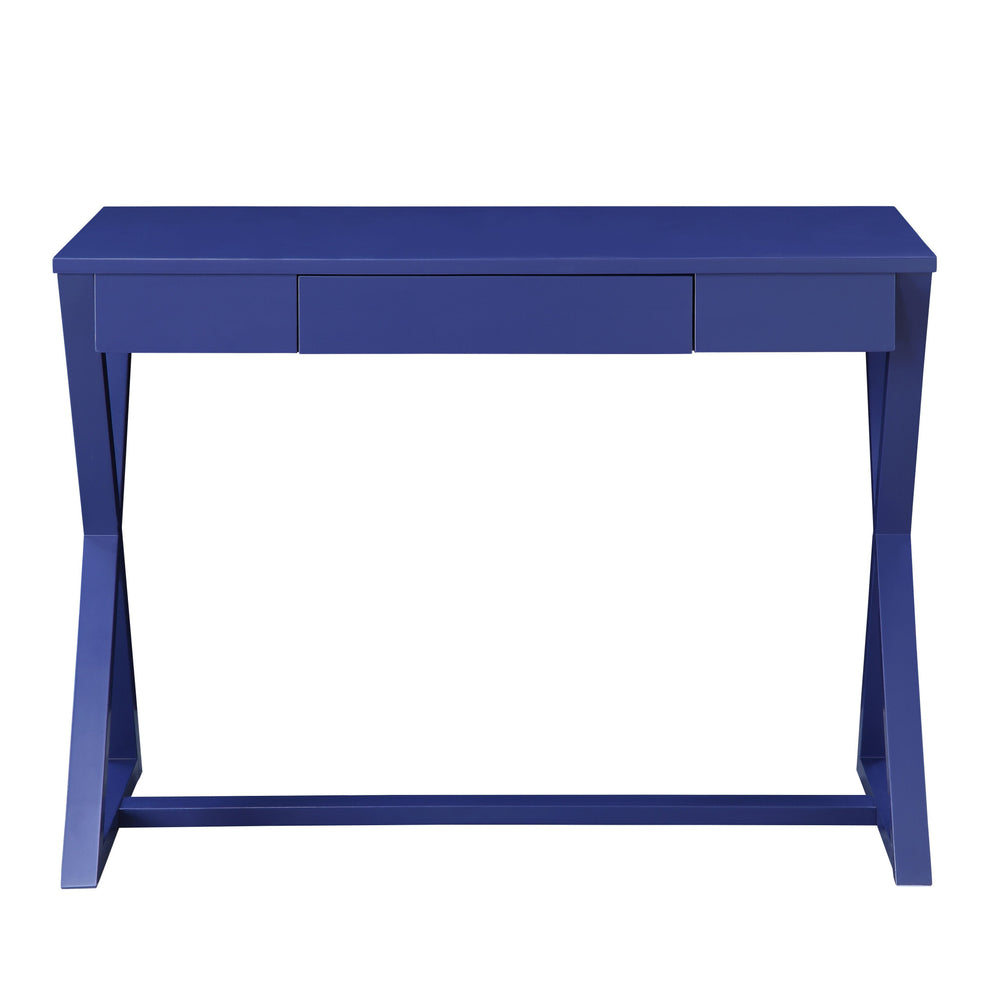 42" Blue Writing Desk - Homeroots - Flyclothing LLC