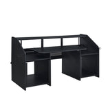 71" Black Computer Desk - Homeroots - Flyclothing LLC