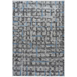 3' X 5' Grey Geometric Area Rug - Homeroots - Flyclothing LLC