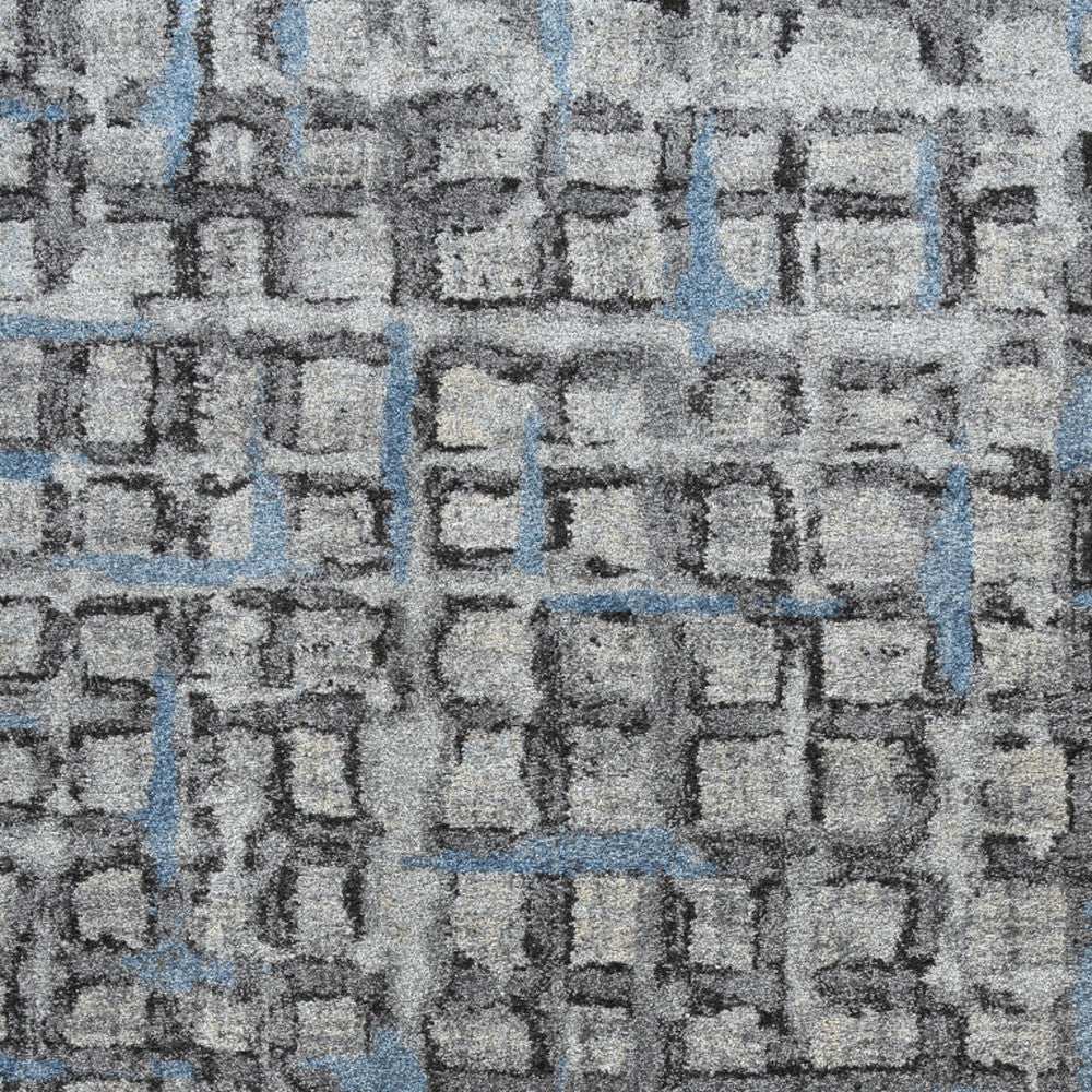 3' X 5' Grey Geometric Area Rug - Homeroots - Flyclothing LLC