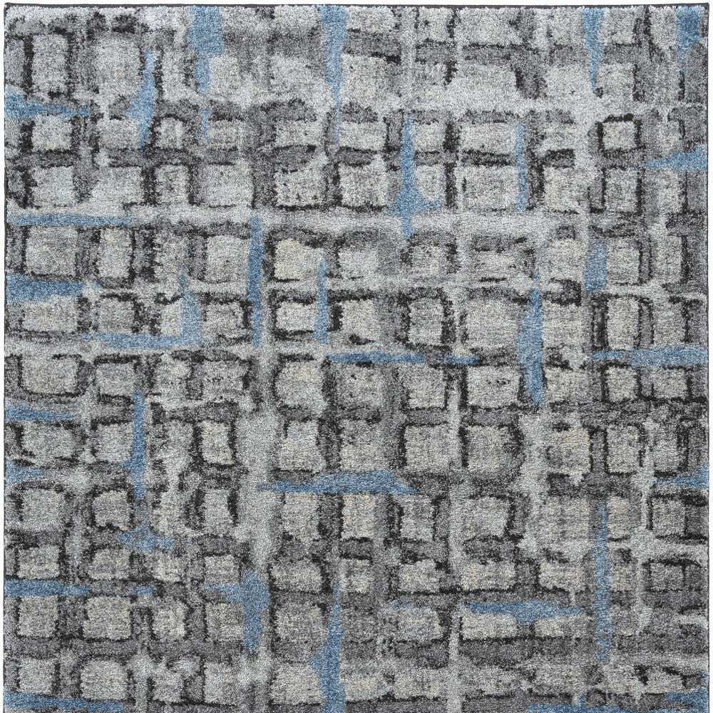 3' X 5' Grey Geometric Area Rug - Homeroots - Flyclothing LLC
