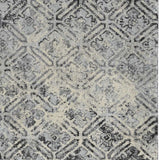 3' X 5' Grey Diamond Area Rug - Homeroots - Flyclothing LLC