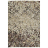 3' X 5' Brown Diamond Area Rug - Homeroots - Flyclothing LLC