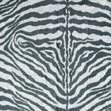 5' X 8' Grey Zebra Print Shag Handmade Non Skid Area Rug - Homeroots - Flyclothing LLC