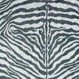 5' X 8' Grey Zebra Print Shag Handmade Non Skid Area Rug - Homeroots - Flyclothing LLC