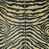3' X 5' Black and Gold Animal Print Shag Handmade Non Skid Area Rug - Homeroots - Flyclothing LLC