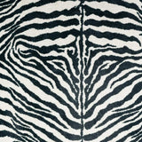 3' X 5' Black and White Zebra Print Shag Handmade Non Skid Area Rug - Homeroots - Flyclothing LLC