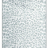 2' X 8' Grey Leopard Print Shag Handmade Non Skid Runner Rug - Homeroots - Flyclothing LLC