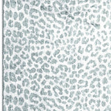 2' X 8' Grey Leopard Print Shag Handmade Non Skid Runner Rug - Homeroots - Flyclothing LLC