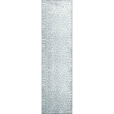 2' X 8' Grey Leopard Print Shag Handmade Non Skid Runner Rug - Homeroots - Flyclothing LLC