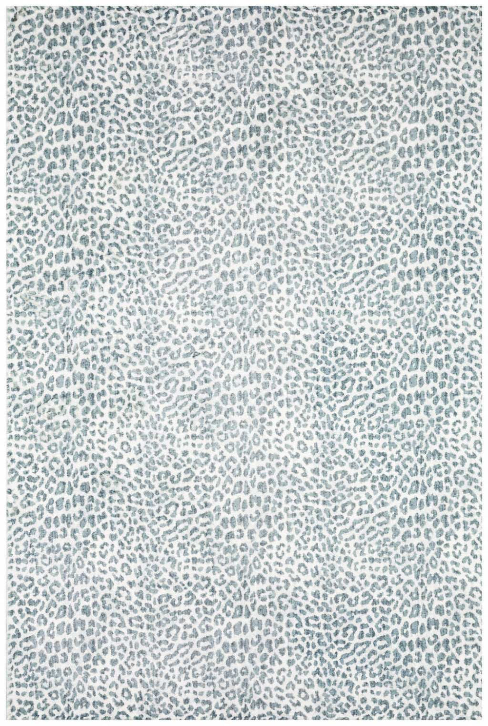 3' X 5' Grey Leopard Print Shag Handmade Non Skid Area Rug - Homeroots - Flyclothing LLC
