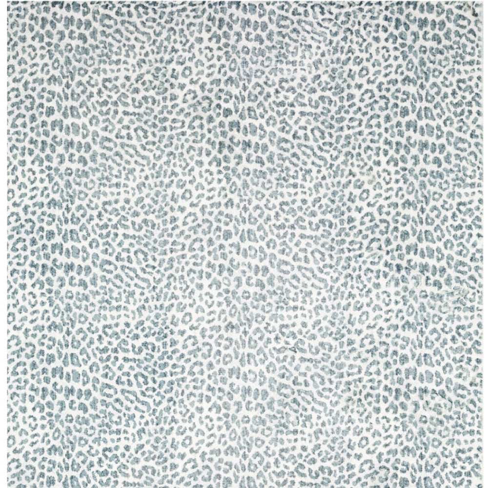 8' X 10' Grey Leopard Print Shag Handmade Non Skid Area Rug - Homeroots - Flyclothing LLC