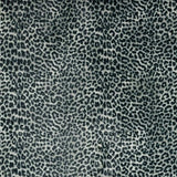 2' X 3' Black and Gray Leopard Print Shag Handmade Non Skid Area Rug - Homeroots - Flyclothing LLC