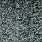 5' X 8' Black and Gray Leopard Print Shag Handmade Non Skid Area Rug - Homeroots - Flyclothing LLC