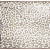 2' X 3' Beige and Cream Leopard Print Shag Handmade Non Skid Area Rug - Homeroots - Flyclothing LLC