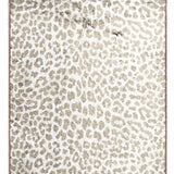 2' X 8' Beige and Cream Leopard Print Shag Handmade Non Skid Runner Rug - Homeroots - Flyclothing LLC
