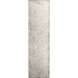 2' X 8' Beige and Cream Leopard Print Shag Handmade Non Skid Runner Rug - Homeroots - Flyclothing LLC