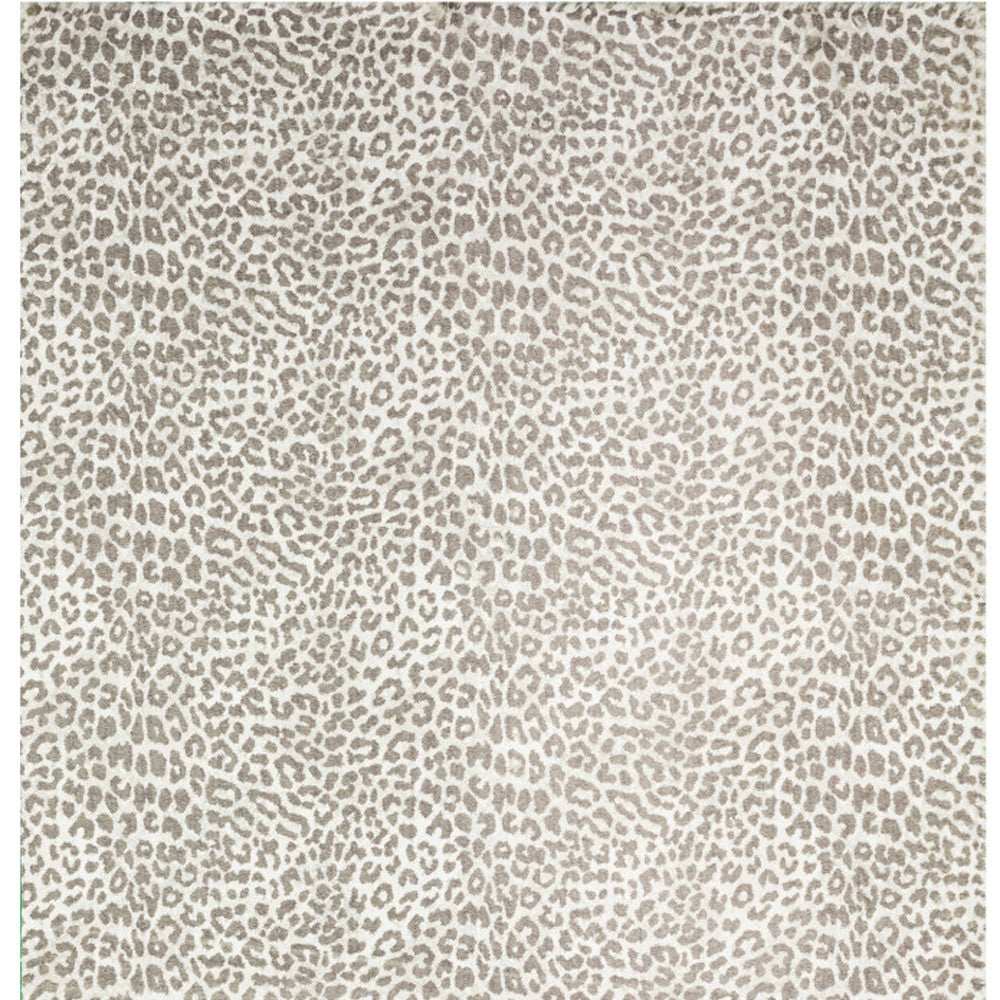 3' X 5' Beige and Cream Leopard Print Shag Handmade Non Skid Area Rug - Homeroots - Flyclothing LLC