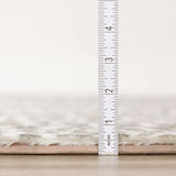 5' X 8' Beige and Cream Leopard Print Shag Handmade Non Skid Area Rug - Homeroots - Flyclothing LLC