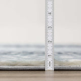 2' X 3' Grey Gazelle Print Shag Handmade Non Skid Area Rug - Homeroots - Flyclothing LLC