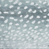 2' X 3' Grey Gazelle Print Shag Handmade Non Skid Area Rug - Homeroots - Flyclothing LLC