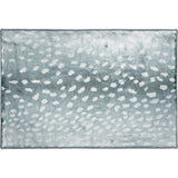 2' X 3' Grey Gazelle Print Shag Handmade Non Skid Area Rug - Homeroots - Flyclothing LLC