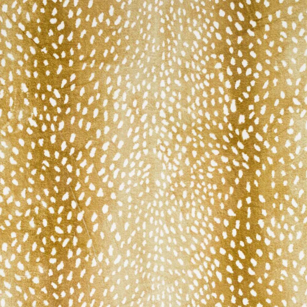 2' X 8' Gold Gazelle Print Shag Handmade Non Skid Runner Rug - Homeroots - Flyclothing LLC