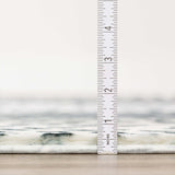 2' X 3' Black Gazelle Print Shag Handmade Non Skid Area Rug - Homeroots - Flyclothing LLC