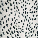 2' X 3' Black Gazelle Print Shag Handmade Non Skid Area Rug - Homeroots - Flyclothing LLC