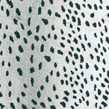 2' X 8' Black Gazelle Print Shag Handmade Non Skid Runner Rug - Homeroots - Flyclothing LLC