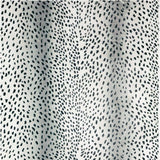 5' X 8' Black Gazelle Print Shag Handmade Non Skid Area Rug - Homeroots - Flyclothing LLC