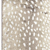 2' X 8' Beige Gazelle Print Shag Handmade Non Skid Runner Rug - Homeroots - Flyclothing LLC