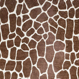 5' X 8' Brown Animal Print Shag Non Skid Area Rug - Homeroots - Flyclothing LLC