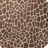 8' Brown and Ivory Round Animal Print Handmade Non Skid Area Rug - Homeroots - Flyclothing LLC