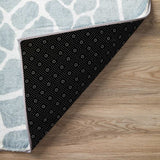 2' X 3' Gray and Ivory Animal Print Handmade Non Skid Area Rug - Homeroots - Flyclothing LLC