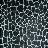 2' X 3' Black and White Croc Print Shag Handmade Non Skid Area Rug - Homeroots - Flyclothing LLC