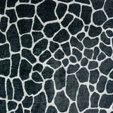 2' X 8' Black and White Croc Print Shag Handmade Non Skid Runner Rug - Homeroots - Flyclothing LLC