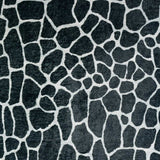 3' X 5' Black and White Croc Print Shag Handmade Non Skid Area Rug - Homeroots - Flyclothing LLC