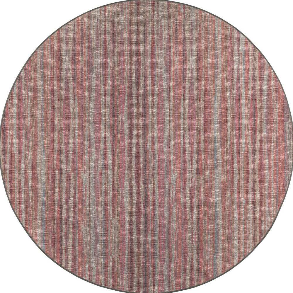 10' Pink Round Ombre Tufted Handmade Area Rug - Homeroots - Flyclothing LLC