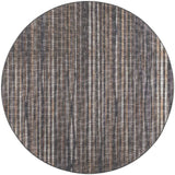 4' Brown Round Ombre Tufted Handmade Area Rug - Homeroots - Flyclothing LLC