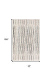 10' X 14' Ivory Ombre Tufted Handmade Area Rug - Homeroots - Flyclothing LLC