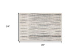 2' X 3' Ivory Ombre Tufted Handmade Area Rug - Homeroots - Flyclothing LLC