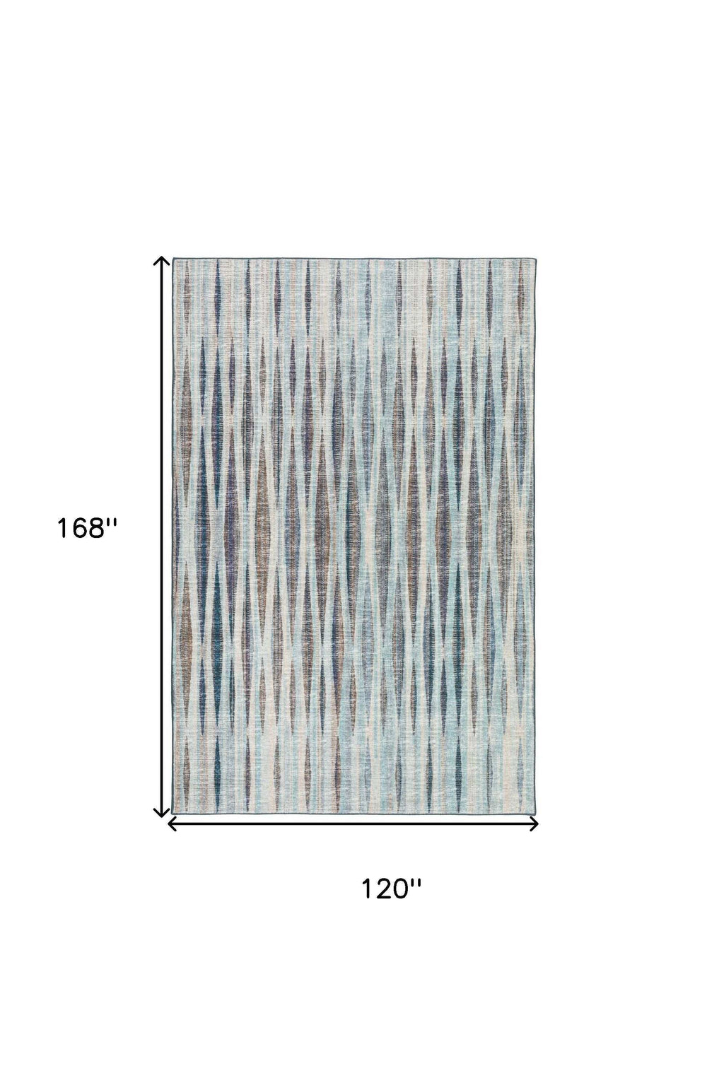 10' X 14' Blue Ombre Tufted Handmade Area Rug - Homeroots - Flyclothing LLC